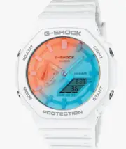 New Casio G-SHOCK GA2100TL-7A Analog Digital White Limited Watch