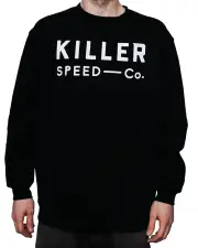 Killer Speed Co. | Crewneck Logo Jumper - Black | Podium Supply Co.