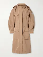 [Moncler] Moncler - Nantes Hooded Shell Parka - Light brown - 2 2 Brown