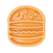 ZippyPaws Happy Bowl Burger Slow Feeder Dog Bowl