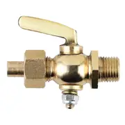 1/4-1/4 Bsp Fit Classic Vintage Motorcycle Brass Petrol Fuel Tap 30005
