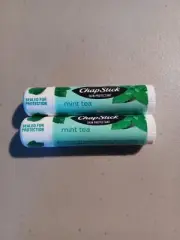 CHAPSTICK MINT TEA Flavor Lip Balm Lot of 2 New & Sealed