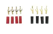 Monster Locking Gold Spade, Set of 8 - New Old Stock, Free Shipping