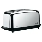 Waring Commercial WCT704 120V Light-Duty 4-Slice 2-Slot Toaster
