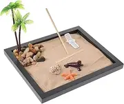 Garden Sandbox Ornament Japanese Style Mini Beach Landscape Waterproof for Desktop Zen Garden