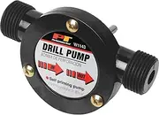 [PERFORMANCE TOOL] W1143 Liquid Transfer Pump for Corded/Cordless Drills - 225 GPH, 3/4-Inch Max Hose Diameter, Self-Priming, Corrosion-Resistant Shaft