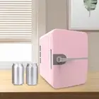 4L Mini Fridge Beverage Refrigerator Valentines Day Gifts 30W Adjustable