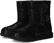 [UGG] Unisex Kids Classic II Shimmer Sky Fashion Boots, Black Rainbow Metallic, 35 EU
