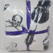 Pottery Barn x Wednesday Addams Family Sherpa Throw Blanket NWT