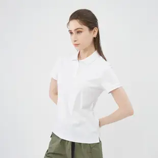 GIORDANO 女裝奢華棉POLO衫 - 19 標誌白