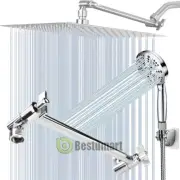 12inch Sistema De Cabezal Ducha Regaderas Con Manguera Para Baño Modernas Lluvia