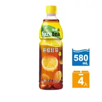 在飛比找PChome24h購物優惠-FUZE tea 飛想茶檸檬紅茶580ml(4入/組)