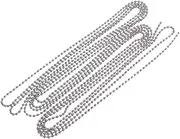 [Veemoon] Stainless Steel Ball Chain 3.2mm Diameter 10 Connectors for Diy Jewelry