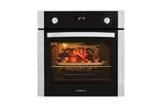 EuroChef 70L Electric Oven 60CM Built-in Fan Forced 8 Function Wall Oven Grill 240V 2000W