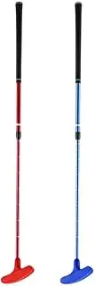 Pegciuho 2PCS Golf Putter Trainter Golf Club Portable, Two -Way Practice Putter, Double Face for Children Women