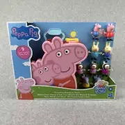 Peppa Pig Peppa's Adventures Carry-Along Case Brothers & Sisters, 9 Figures, 3+