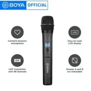 BY-WHM8 Pro UHF Wireless Handheld Microphone 48 Channels OLED Display Dynam