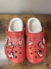 Bad Bunny Limited Edition Christmas Crocs with Jibbitz EUC M4 / W6 Worn Once