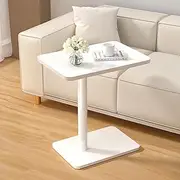 Coffee Table, Sofa Side, Bedside Table, Student Dormitory, Laptop Desk, Living Room, Bedroom, Balcony Table A80 (J White)