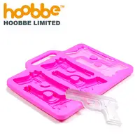 在飛比找PChome24h購物優惠-香港Hoobbe手槍造型製冰盒-粉紅