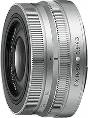 Nikkor Z DX 16-50mm f/3.5-6.3 VR Lens, silver