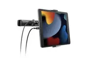 Cygnett CarGo III Pro Adjustable Car Tablet Mount with Multiple USB Ports - Black