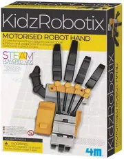 NIB 4M Kidzrobotix Motorized Robot Hand Kids Science Kit