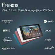 Amazon Fire HD 10 Tablet (9th Generation) 32GB, Wi-Fi, 10.1in - Black