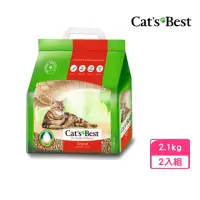 在飛比找momo購物網優惠-【CAT’S BEST 凱優】經典凝結木屑砂（紅標凝結型）5