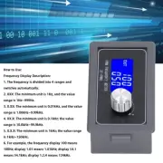Frequency Generator PWM Square Wave Signal Pulse LCD Display Adjustable For