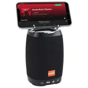 Laser Bluetooth Speaker with Phone Holder Black