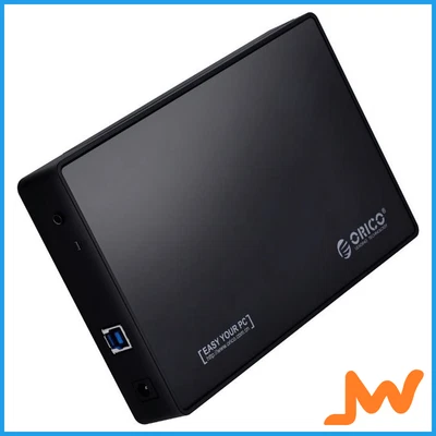 Orico 3.5" USB 3.0 to SATA External Hard Drive Enclosure - Black