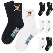 Inspired by One Piece Monkey D. Luffy Nico Robin Roronoa Zoro Anime Cosplay Accessories Socks Men's Women's Halloween Costumes