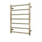 Radiant Gloss Bronze 600 x 800mm Round Heated Towel Rail (Right Wiring) GB-RTR01