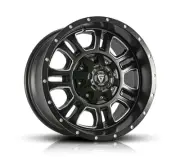 To Suit GWM ALPHA WHEELS PACKAGE: 17x9.0 Grudge Offroad HAMMER Milling Window...