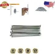 80 Pcs Flat Top Galvanized Stakes – Perfect for Paver Edging and Weed Barriers