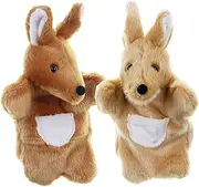 2Pcs Animal Puppets for Realistic Hand Puppet for Educational Play and Storytelling for Parent Bonding and Animal Learning Activities