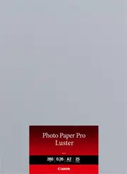 Canon LU101A2 25 Sheets A2 260gsm Lustre Photo Paper