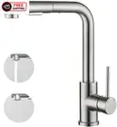Decaura WELS Kitchen Mixer Taps L-Shape Pull Out Laundry Mixer Tap 360° Swivel S