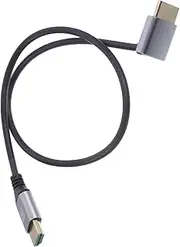 MOLUCKFU 0.5m High .1 Cable 8k Video Cord for Monitor Laptop Projector Connectors