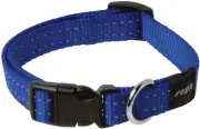 Reflec|tive Dog Collar, Blue Medium