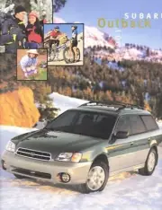 2001 01 Subaru Outback original sales brochure