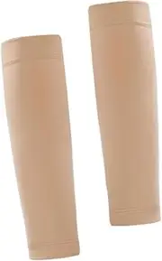 BUTIFULSIC 1 Pair Compression Socks Calf Socks Football Leg Sleeves Running Pressure Socks Calf Compression Sleeve Men Leg Sleeve for Men Compression Sleeves for Legs Men Beige Nylon