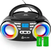 B3 Portable CD Player - New 2024 - FM Radio CD MP3 Bluetooth AUX USB RGB Ligh...