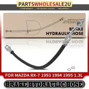 Rear LH or RH Brake Hydraulic Hose for Mazda RX-7 1993-1995 R2 1.3L FD0143810B (for: Mazda)