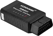 Eml327 Bt 3.0 Obdii Auto Code Scanner Adapter Scan Tool Error Diag Tic Tester Tool Kw910 Black