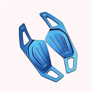 Car Steering Wheel Shift Paddles for S&Koda RS VRS MK4 A8 Octavia Sportline Scout 2020-2021-2022 Car Steering Wheel Shift Paddle Cover Shift Extension Rod HTEOPOEKFR(Blue)