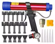 Adjustable Pneumatic Seam Sealer Glue Gun Air Rubber Tool 310ml Hard Sealant HOT