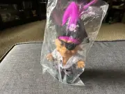 Vtg Pirate 5"Russ Troll Doll W/Purple Hair Eye Patch Musket NEW ORIGINAL WRAPPER
