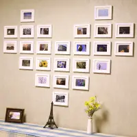 在飛比找松果購物優惠-創意心形照片牆組合裝飾企業文化牆幼兒園培訓班 (5折)